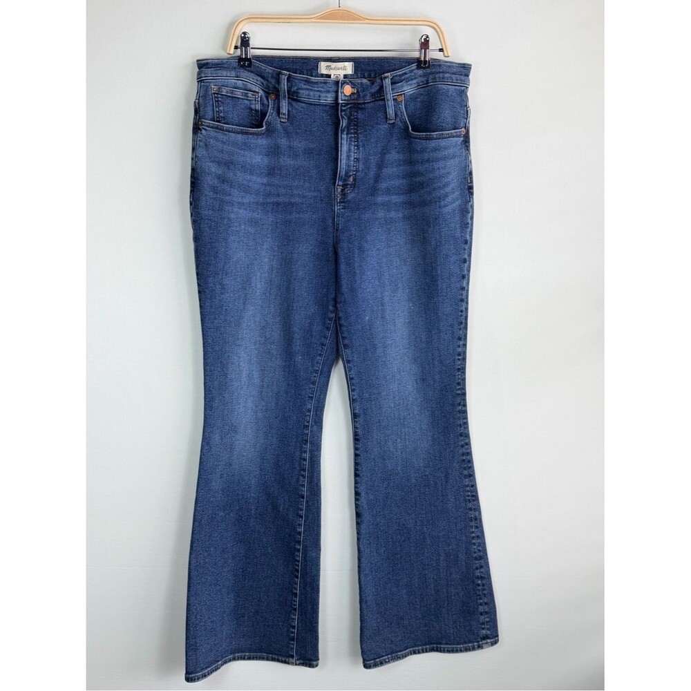 Madewell Skinny Flare Jeans Women’s 31 Medium Wash High Rise Stretch Bootcut